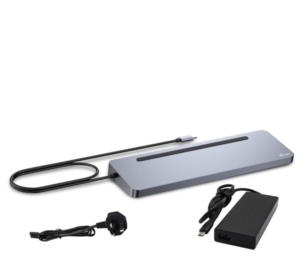 I-TEC USB-C - Metal Ergonomic 4K 3x Display Docking Station PD100W C31FLAT2PDPRO100W - 1196937 - zdjęcie